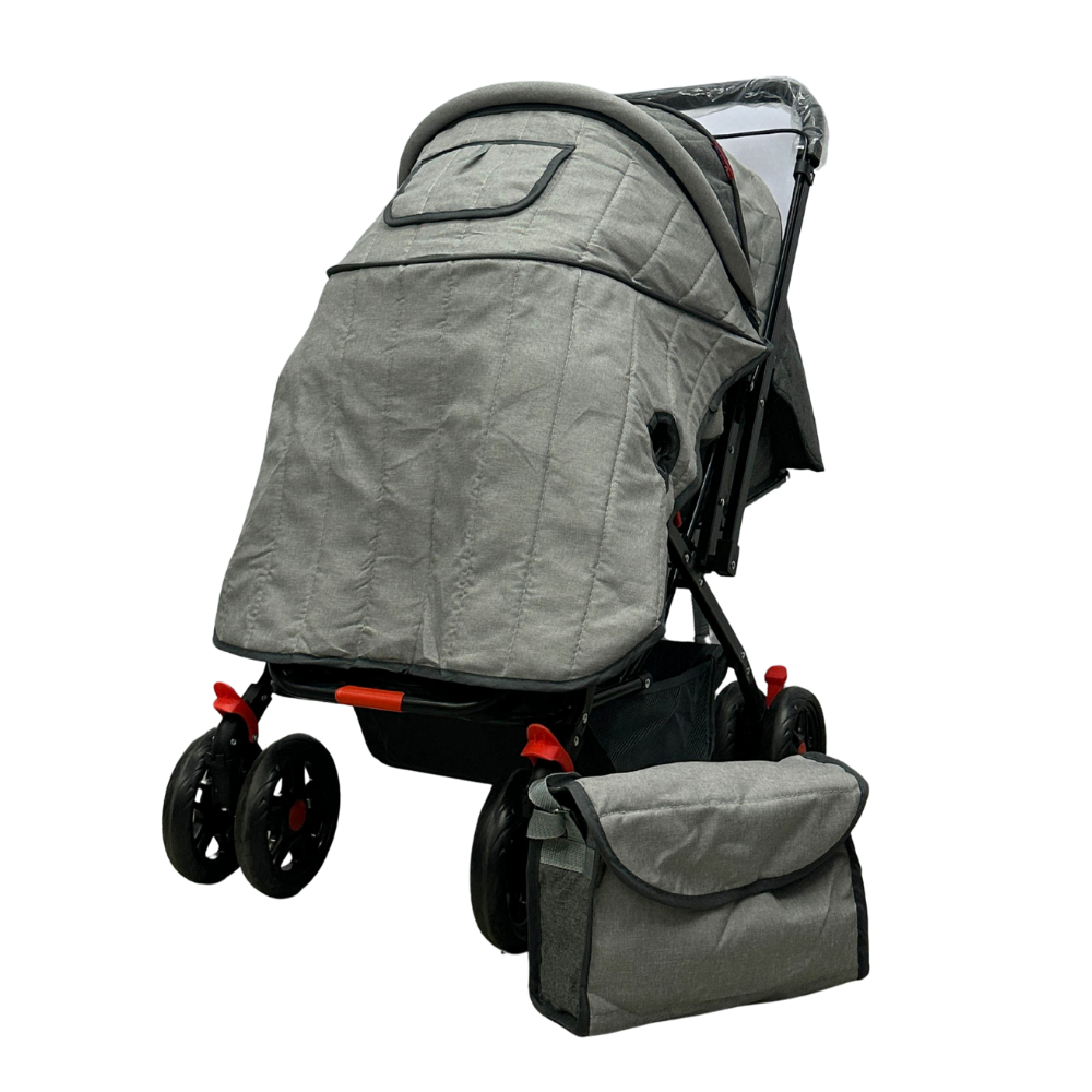 Coche de bebé Baby On Deluxe Con Capota Extra Grande Reversible