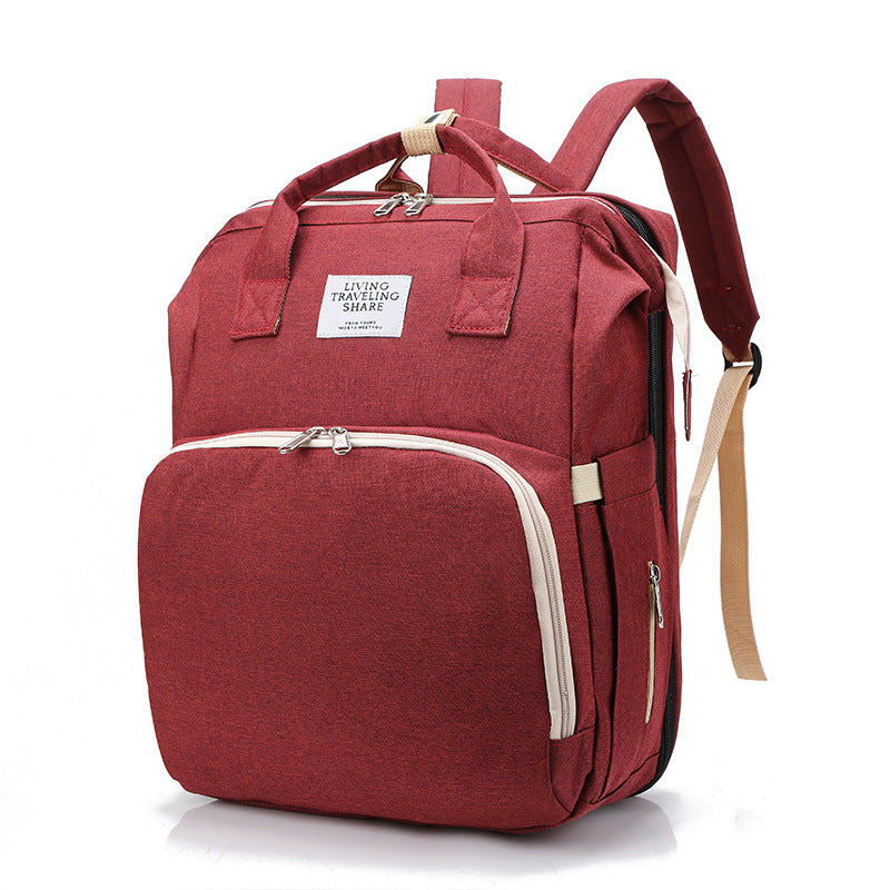 Morral Pañalera Tipo Cuna Con Cambiador 3 en 1