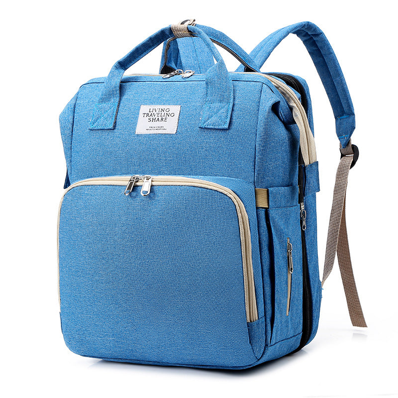 Morral Pañalera Tipo Cuna Con Cambiador 3 en 1