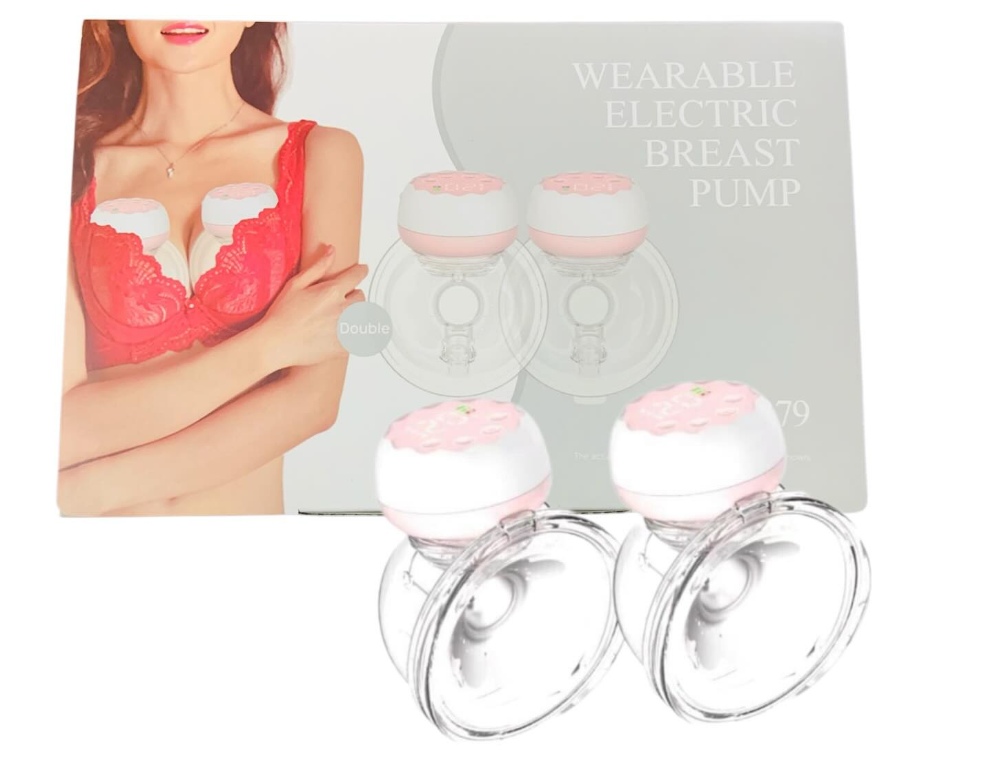 Extractor de Leche Materna Eléctrico Recargable con Doble Copa