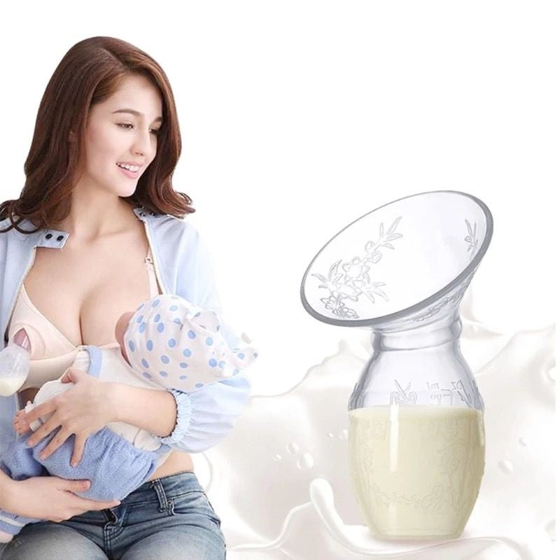 Extractor de leche manual en Silicona + 30 bolsas