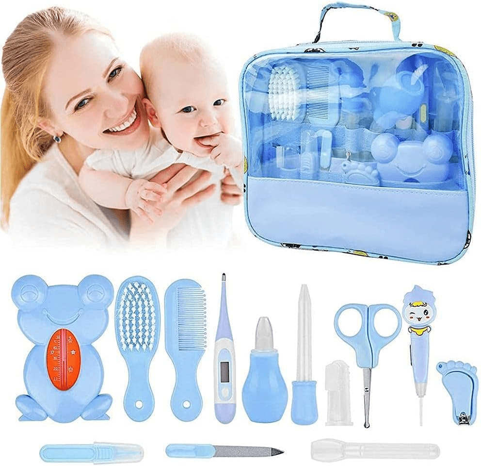 Kit Aseo Bebe Con Estuche 13 Piezas