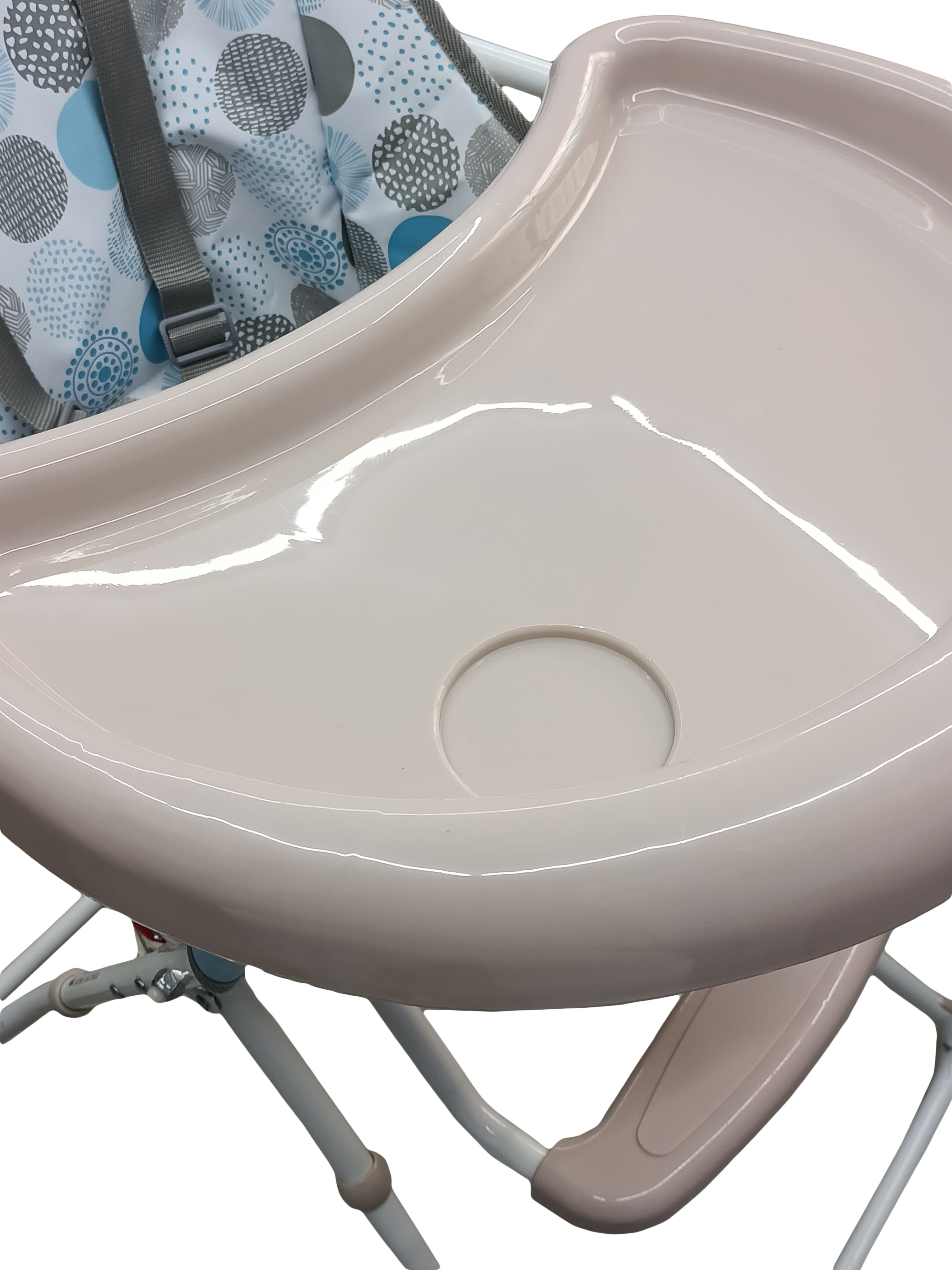 Silla Comedor Alimentación Plegable + Plato Y Cubiertos Silicona