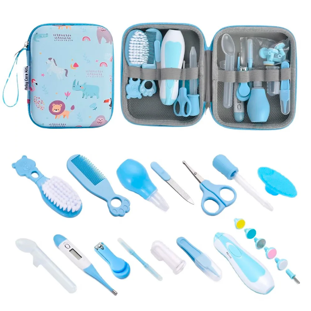 Kit Aseo Bebe Con Estuche 20 Piezas Con Lima