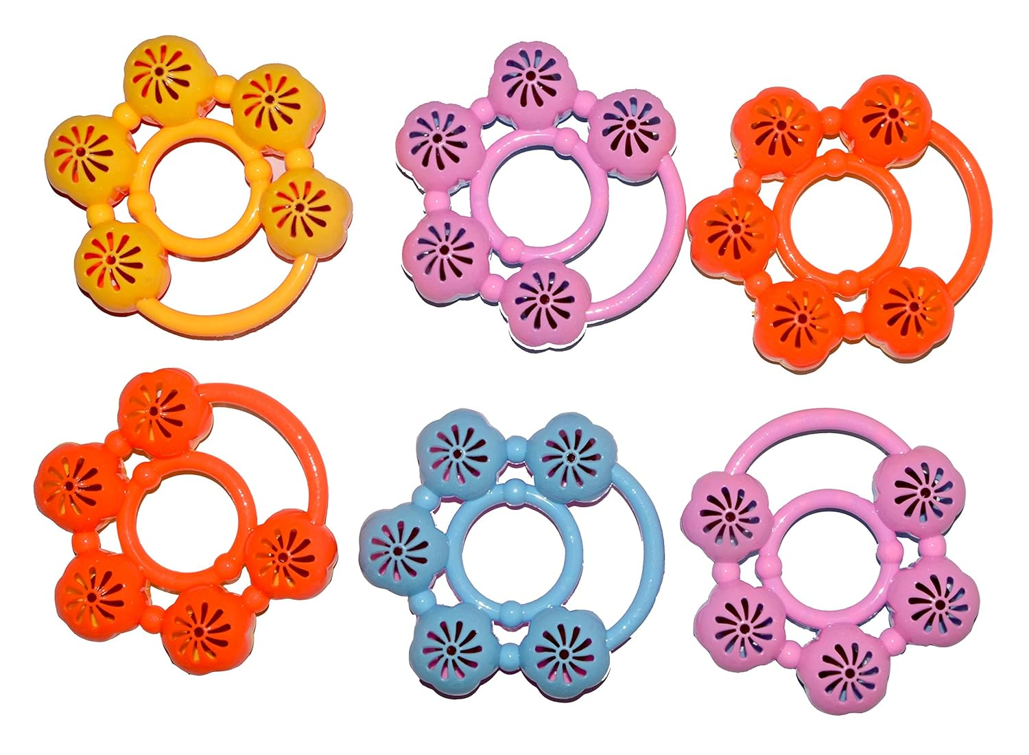 Sonajeros Musical Maraca Multicolor Pack de 6
