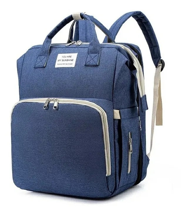 Morral Pañalera Tipo Cuna Con Cambiador 3 en 1