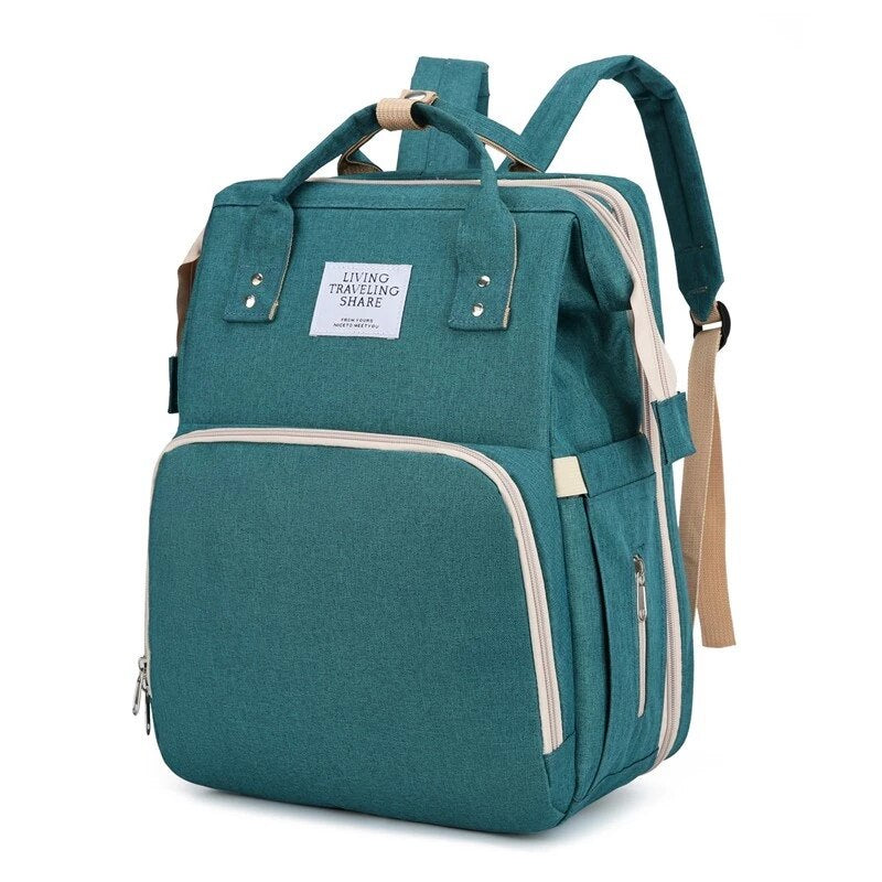 Morral Pañalera Tipo Cuna Con Cambiador 3 en 1