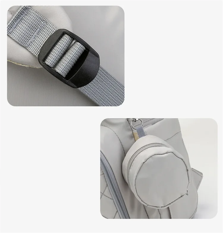 Morral Pañalera De Lujo Con Monedero Y Cambiador Para Bebe