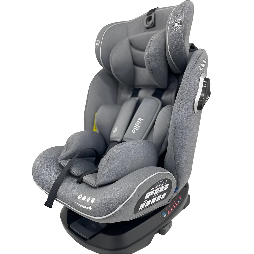 Silla Carro Kidilo Isofix 360° Reclinable Seguridad- Confort