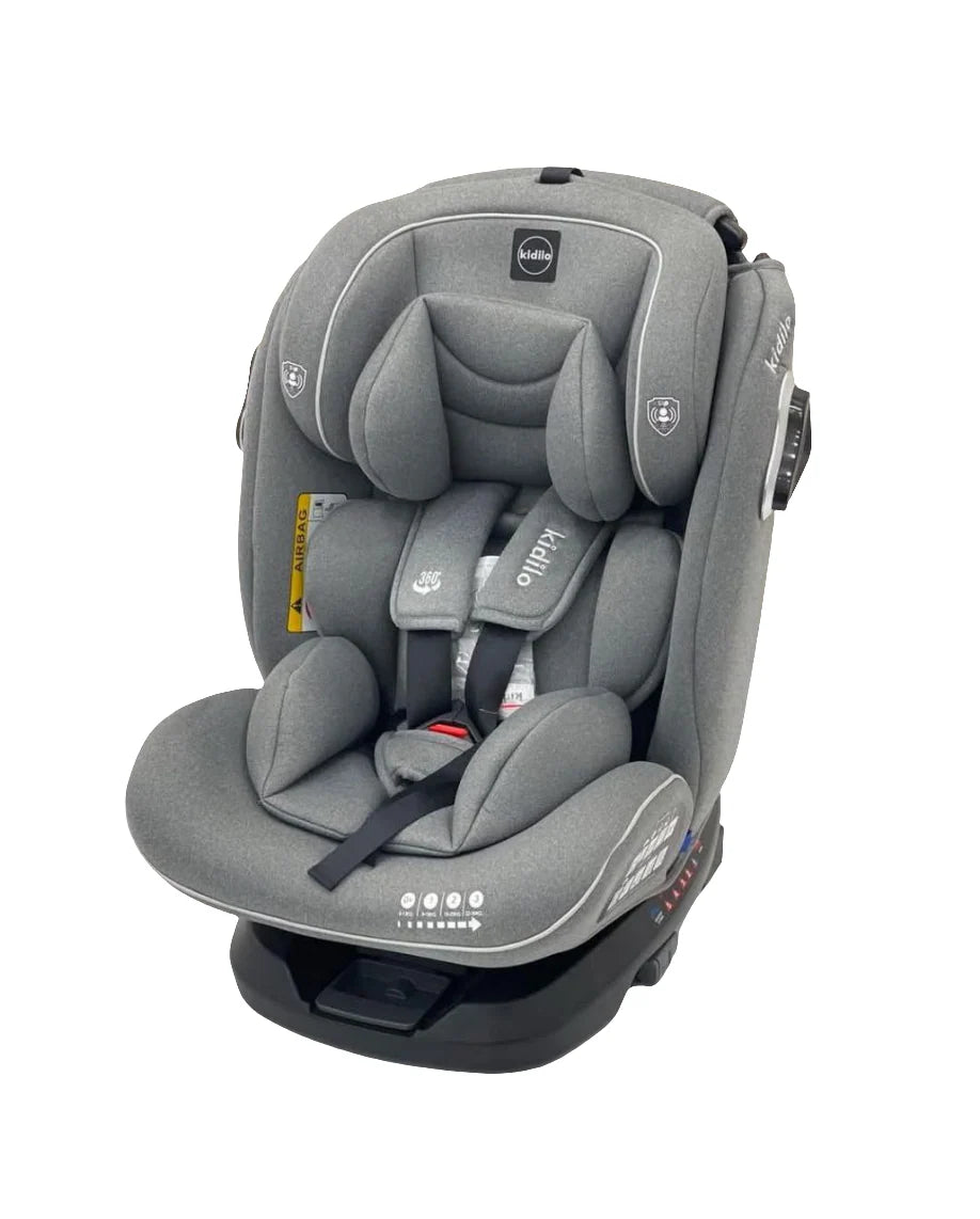 Silla Carro Kidilo Isofix 360° Reclinable Seguridad- Confort