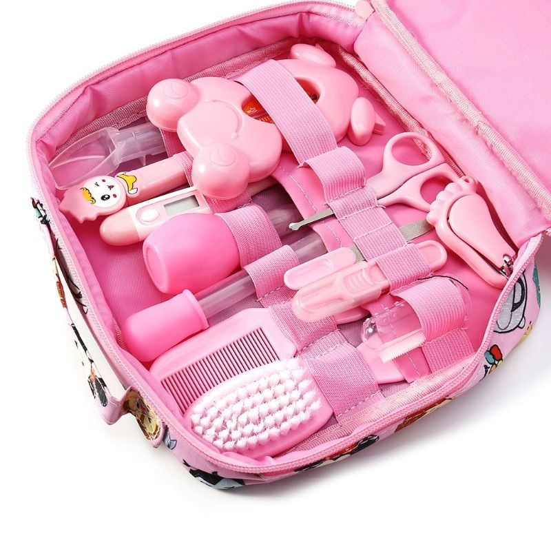 Kit Aseo Bebe Con Estuche 13 Piezas