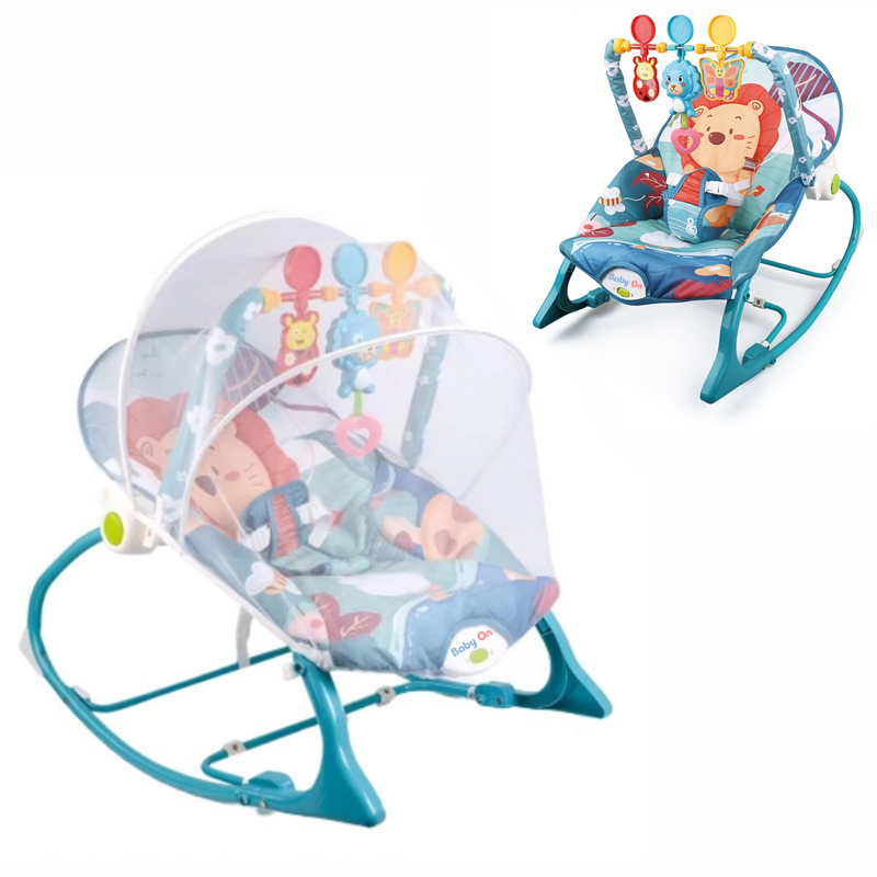 Silla Mecedora, Vibradora Y Musical Para Bebe 3 En 1 Babyon