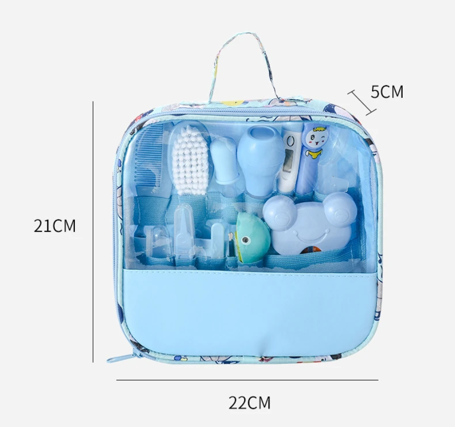 Kit Aseo Bebe Con Estuche 13 Piezas