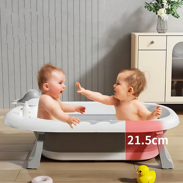Bañera Plegable GRANDE! BabyOn + Ducha Electrica + Nadador