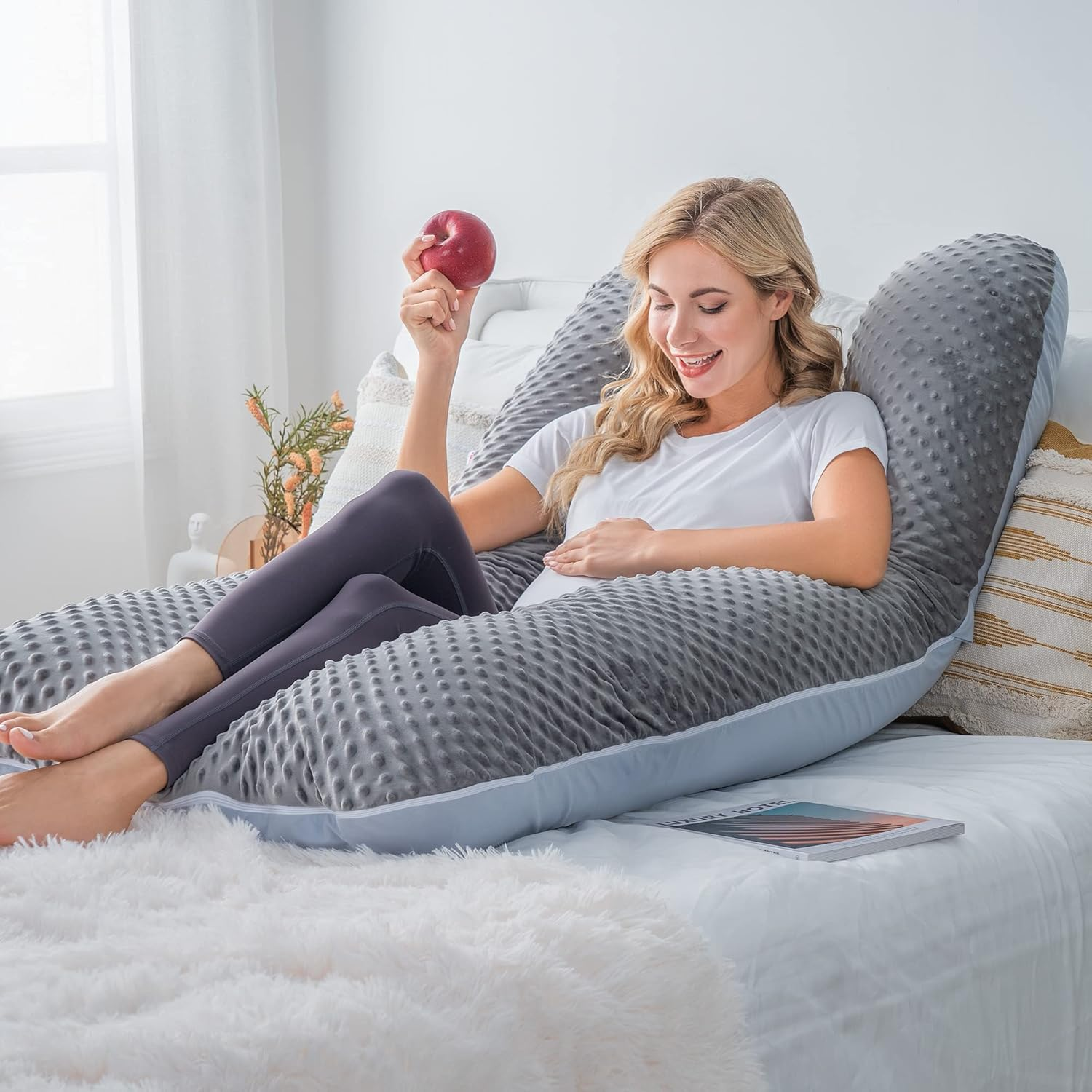 Almohada Ortopédica De Maternidad y Descanso Grande