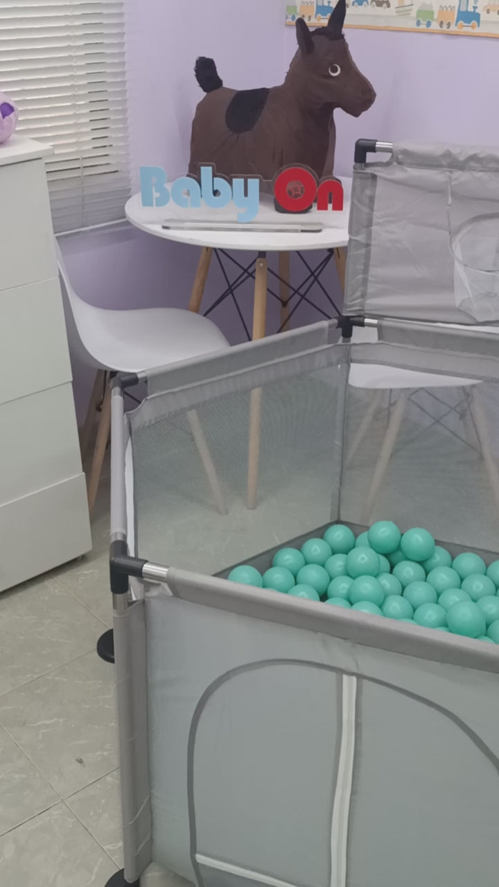 Corralito Piscina Con 30 Pelotas Para Bebes Y Niños Baby On