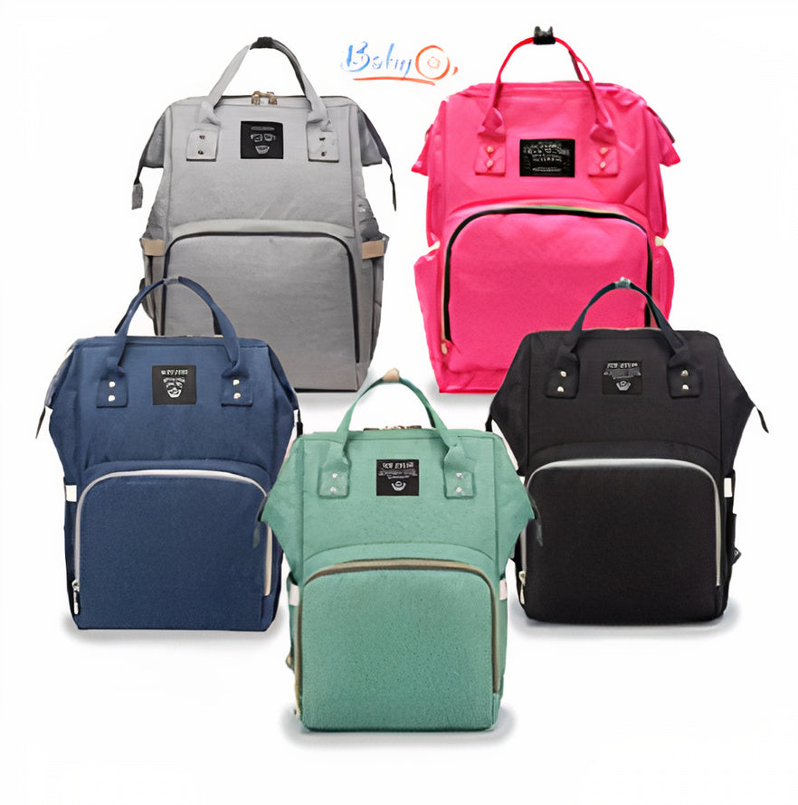 Pañalera Tipo Morral Con Portabiberon Termico