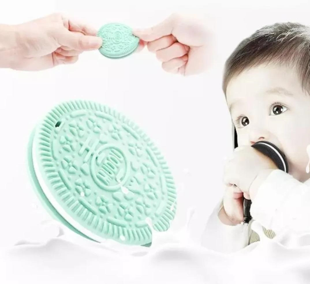 Llama Dientes Mordedor Para Bebe Galleta Oreo