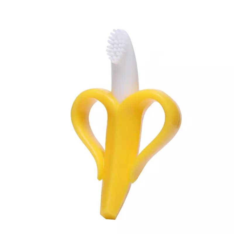 Llama dientes Mordedor Cepillo Dental Bebe Banano Masajeador