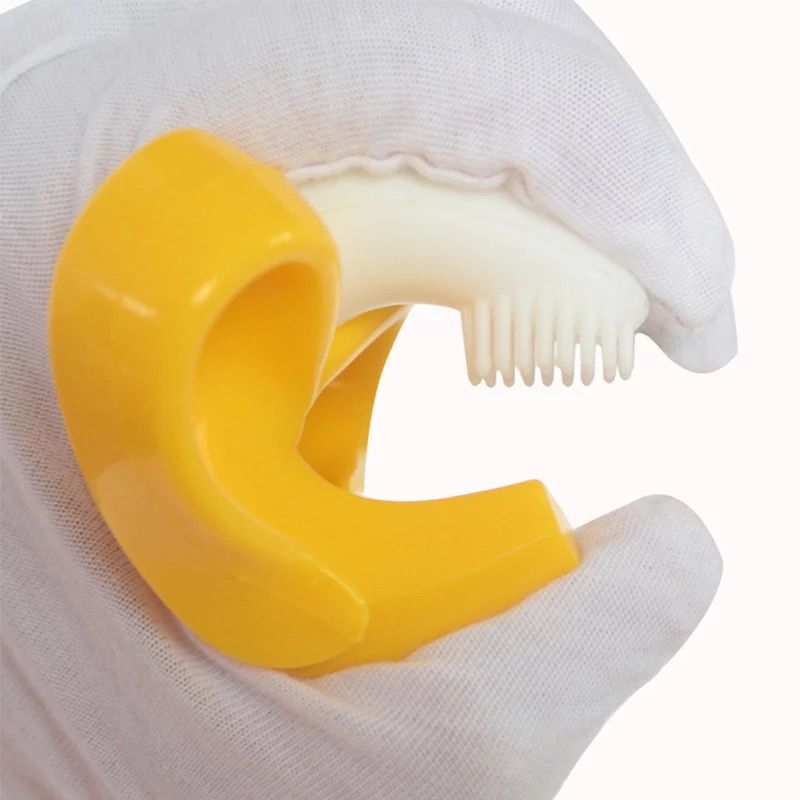 Llama dientes Mordedor Cepillo Dental Bebe Banano Masajeador