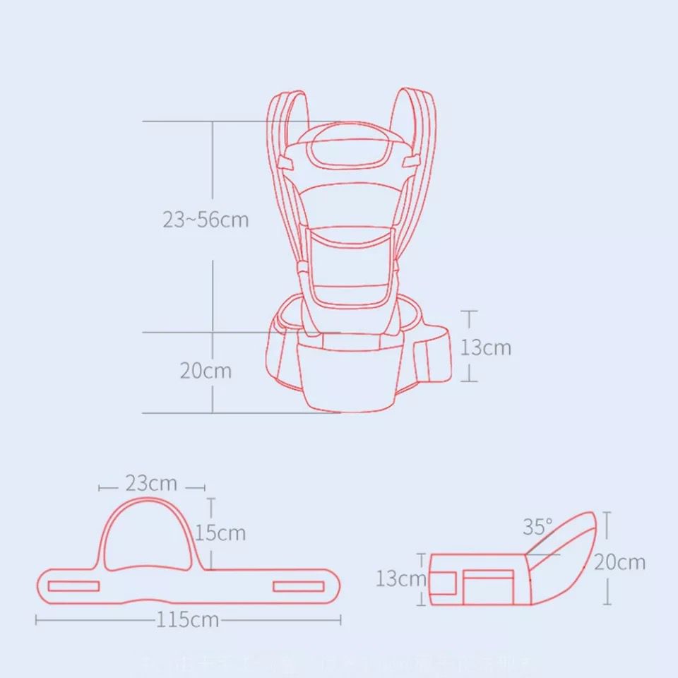 Cargador De Silla Ergonómico Para Bebes Con Máxima Comodidad