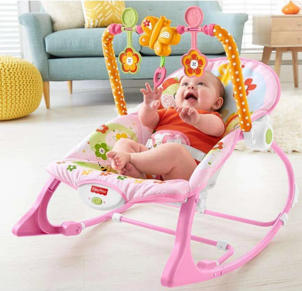 Silla Mecedora, Vibradora Y Musical Para Bebe 3 En 1 Babyon