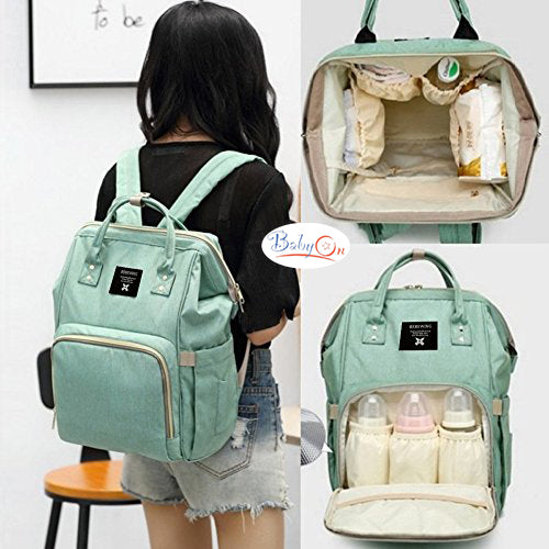Pañalera Tipo Morral Con Portabiberon Termico