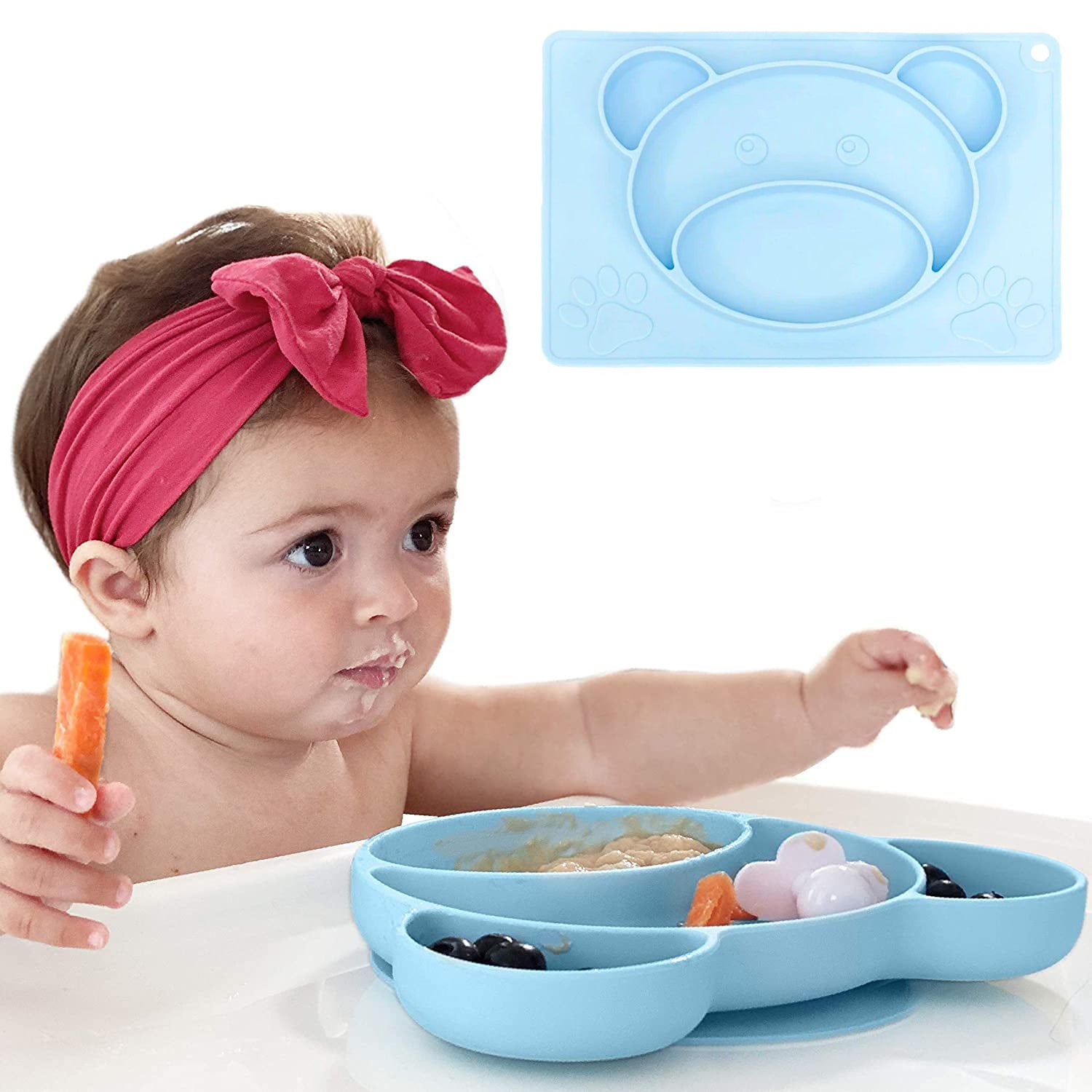 Plato Resistente en silicona Diseño de Oso