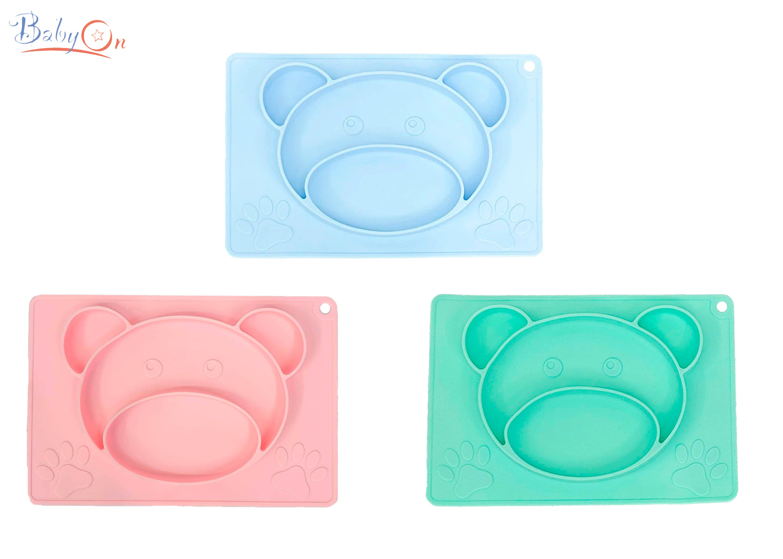 Plato Resistente en silicona Diseño de Oso